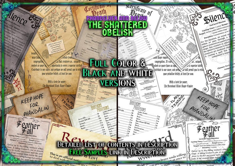 Phandelver and Below Shattered Obelisk D&D Handouts: 100+ Printable Immersive Letters, Scrolls and More! (Digital Download) image 6