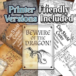 Dragon of Icespire Peak D&amp;D Handouts - Campaign Assets - Dnd ...