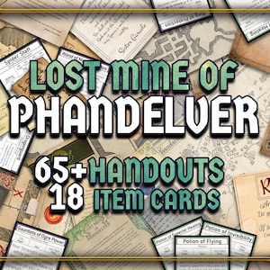 Lost Mine of Phandelver D&D Handouts Bundle - Kampagnen-Assets - DnD - Ressourcen - DM Geschenke - DnD Starter Set - RPG Lernen - Printable