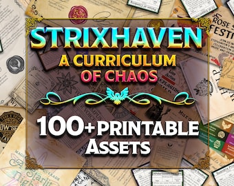 Strixhaven D&D Handouts: 100+ Printable Immersive Letters, Scrolls and More! (Digital Download)