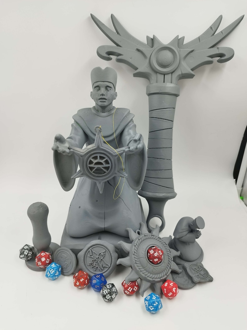 Curse of Strahd 3D Printable Props Set: Sunsword, Ravenkind Symbol (STL ...