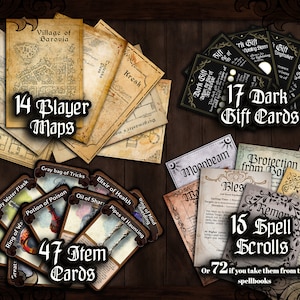 Curse of Strahd 140 D&D Handouts and Assets Bundle DnD Dungeons and Dragons Resources Barovia DM Gift DnD VTT Printable zdjęcie 5