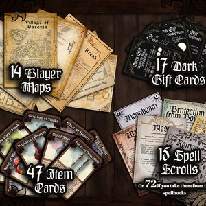 Curse of Strahd 140 + D&amp;D Handouts and Assets Bundle - Dnd - Dungeons ...