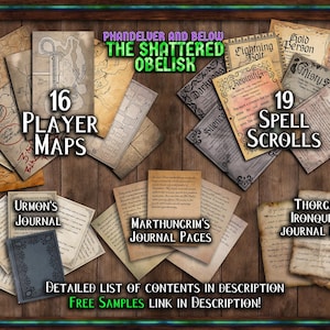 Phandelver and Below Shattered Obelisk D&D Handouts: 100+ Printable Immersive Letters, Scrolls and More! (Digital Download) image 2