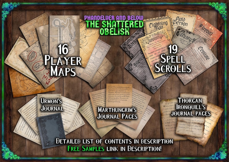 Phandelver and Below Shattered Obelisk D&D Handouts: 100+ Printable Immersive Letters, Scrolls and More! (Digital Download) image 2