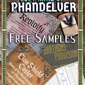 Lost Mine of Phandelver D&amp;D Handouts Bundle - Campaign Assets - Dnd ...