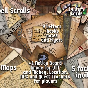 Lost Mine of Phandelver D&amp;D Handouts Bundle - Campaign Assets - Dnd ...
