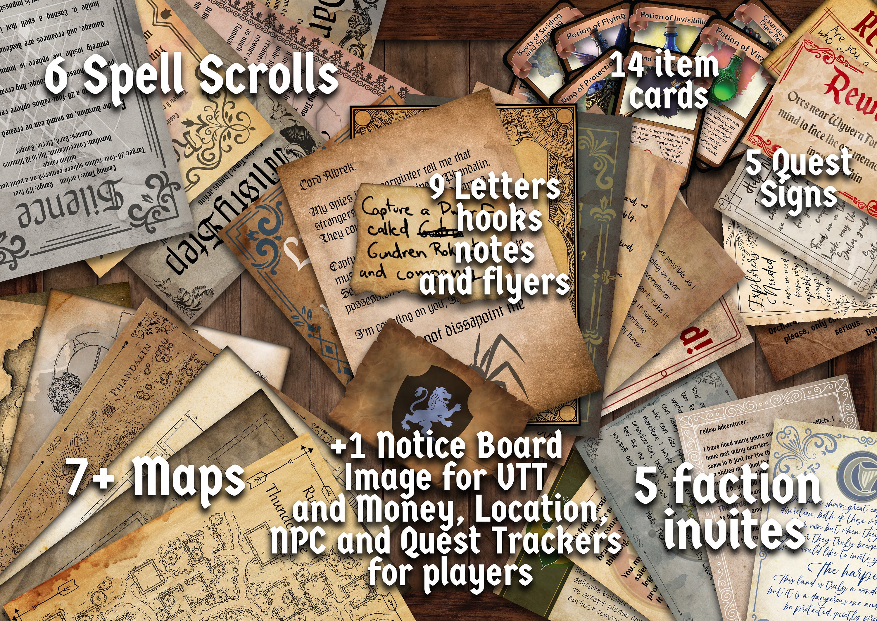 Lost Mine of Phandelver D&amp;D Handouts Bundle Campaign Assets - Etsy