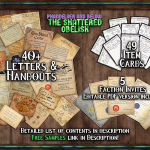 Phandelver and Below Shattered Obelisk D&D Handouts: 100+ Printable Immersive Letters, Scrolls and More! (Digital Download) image 3
