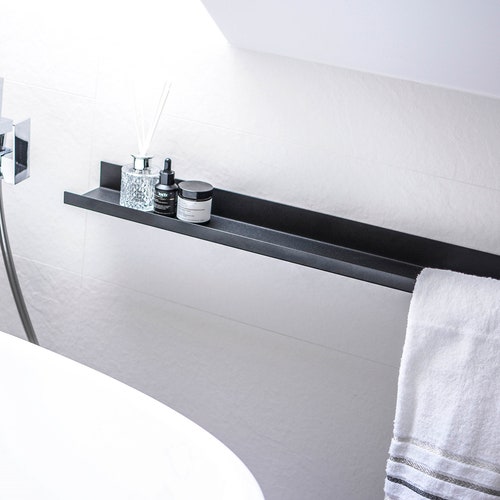 Modern Minimalistic Bathroom Metal Shelf Loft Industrial Etsy