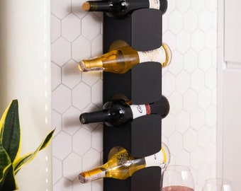 Metal wine rack-wine stand- Wall Mounted Wine Rack-Wine Display Rack-Metal Wall Wine Rack-Bar Shelves-Wine Bottle Holder-wine shelf-gift