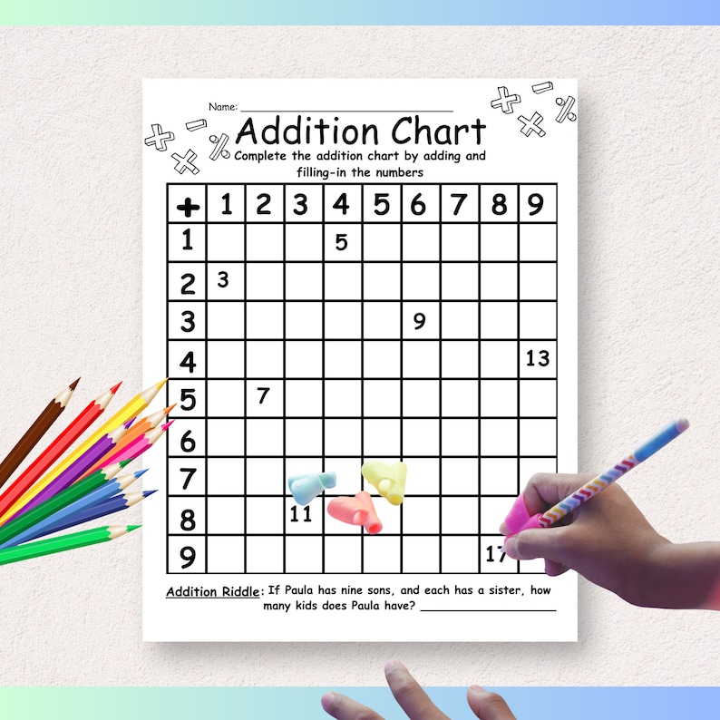 Math Worksheets for Kids Elementary Basic ...