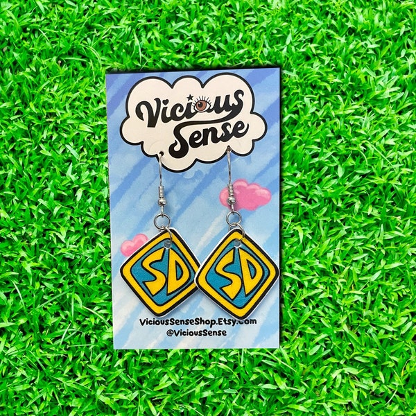 Scoob tag earrings