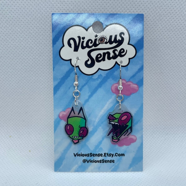 Zim inspired earrings