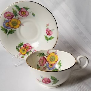 Royal Grafton Bone China Teacup and Saucer