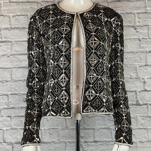 Papell boutique evening beaded cheap top