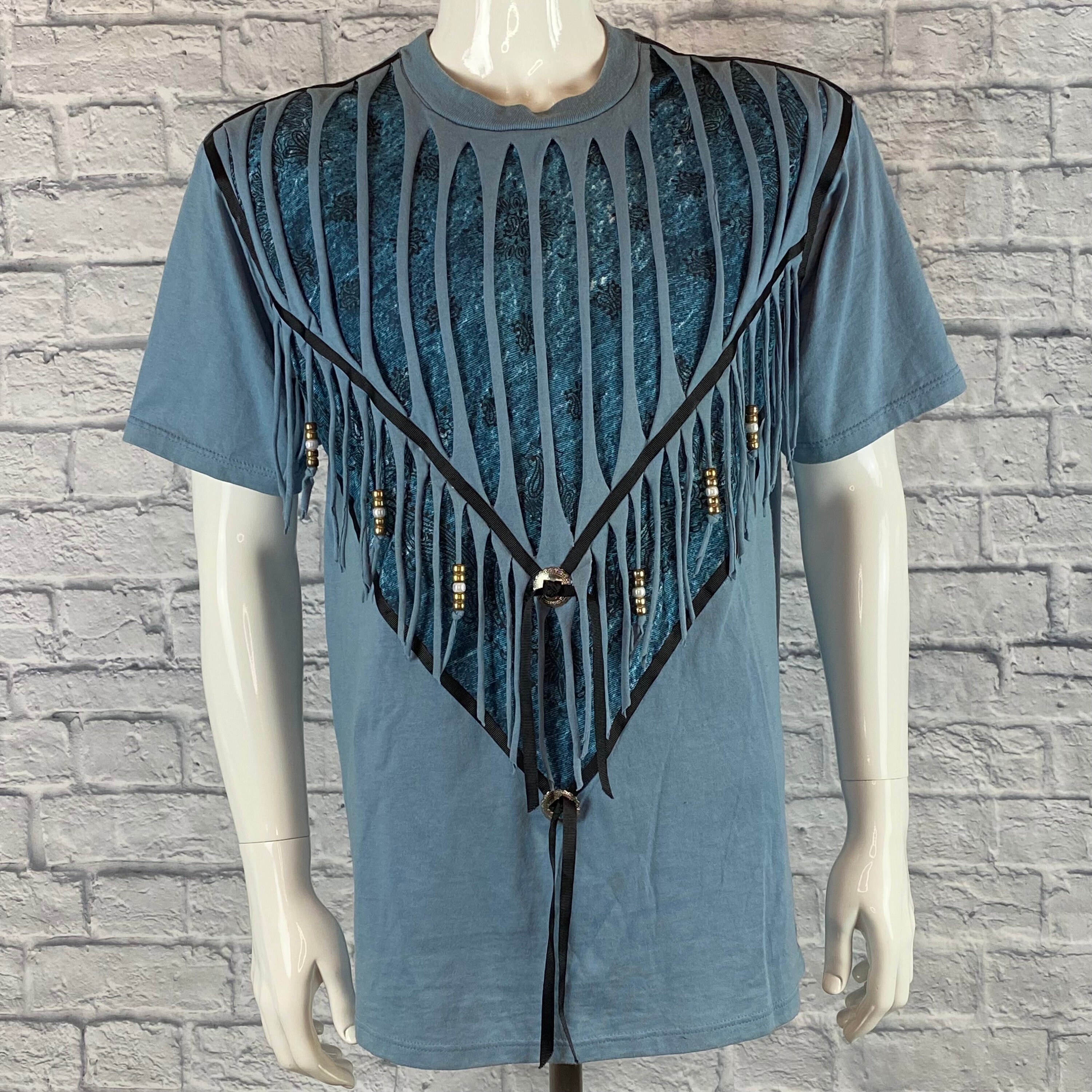Vintage 1990s 1980s Jerzees Western Fringe Tee Tshirt - Etsy Vintage 1990s 1980s Jerzees Western Fringe Tee Tshirt - Etsy