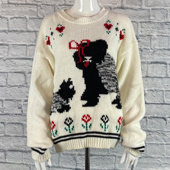 Vintage 1980s Spice of Life Dog Sweater - image 1