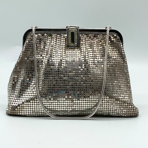 Vintage 1930s Whiting and Davis Mesh Evening Bag