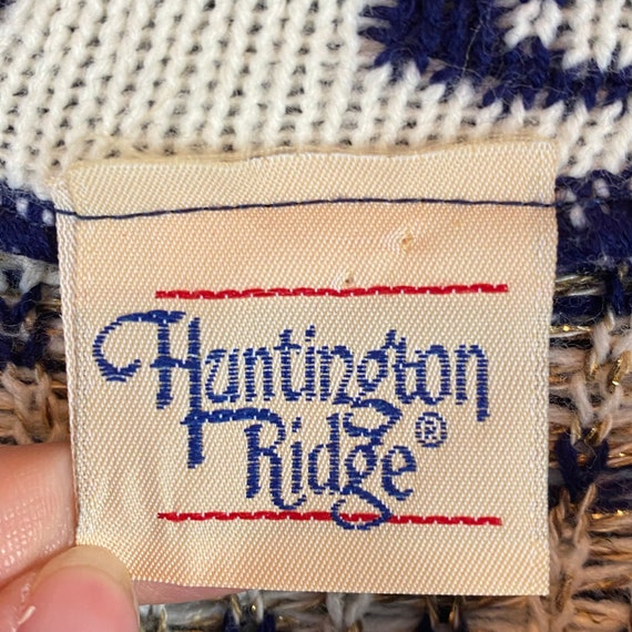 Vintage 1980s Huntington Ridge Sweater Ugly Sweat… - image 6