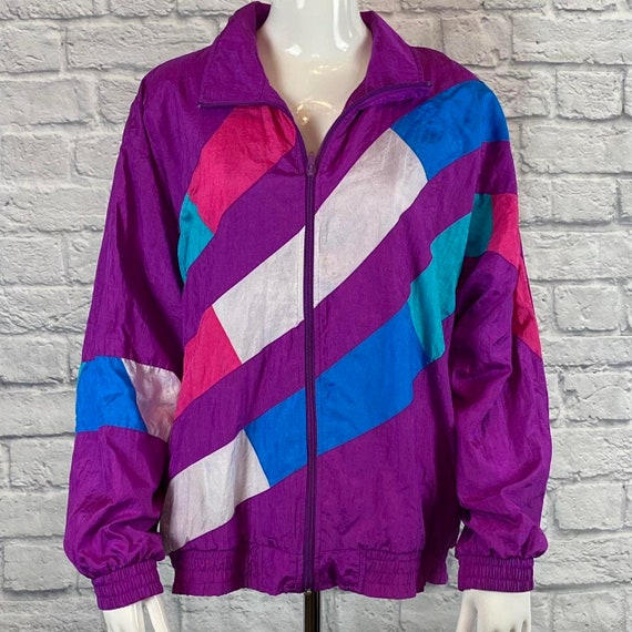 Vintage 80s windbreaker womens - Gem