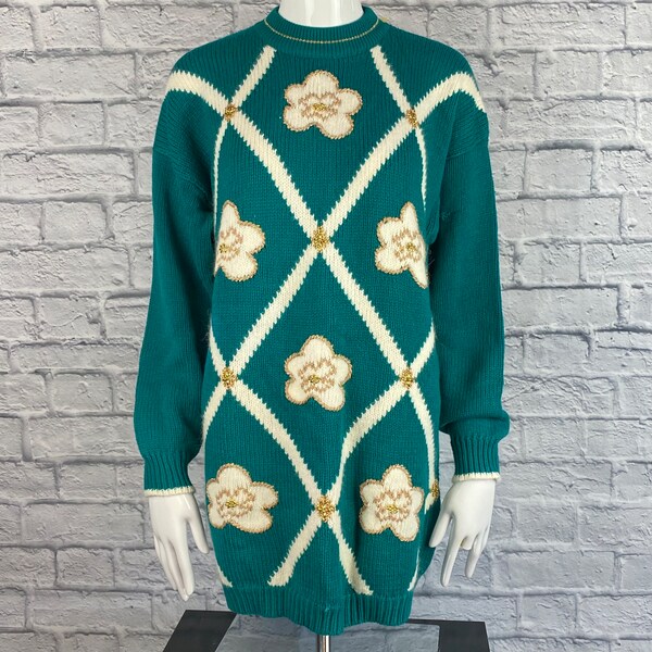 Vintage 1980’s Dana Scott NWT Floral Sweater