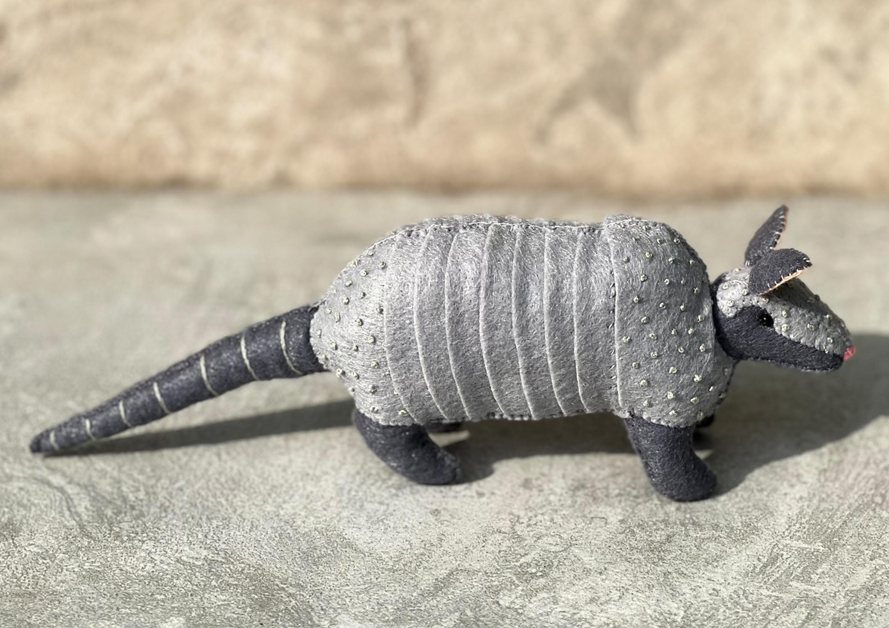 Felt Armadillo Sewing Pattern PDF Jungle Stuffed Animals - Etsy