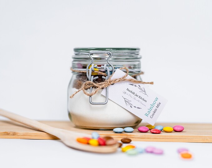Cookie Mix Jars - Personalised Party Gift - Birthday - Christmas - Stocking Filler - Baking Kit - Personalised Gift - Baking