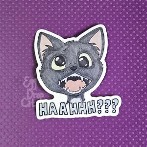 3.25&quot; Meme Kitten Vinyl Sticker