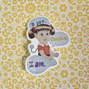 3,5-inch vinylsticker praatgraag pop