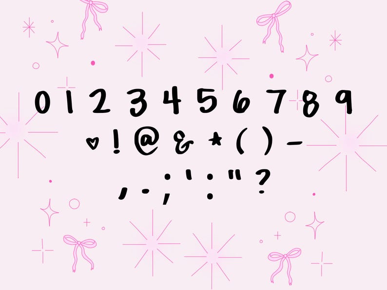 Girly Pop Handwritten Font, Pretty Handwriting Font, Girly Handwriting Font, Girly Pop, Cricut Font, Procreate Font, Planner Fonts