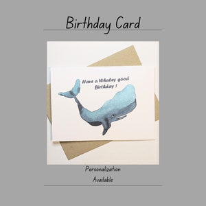 Cartão de aniversário bom de Whaley