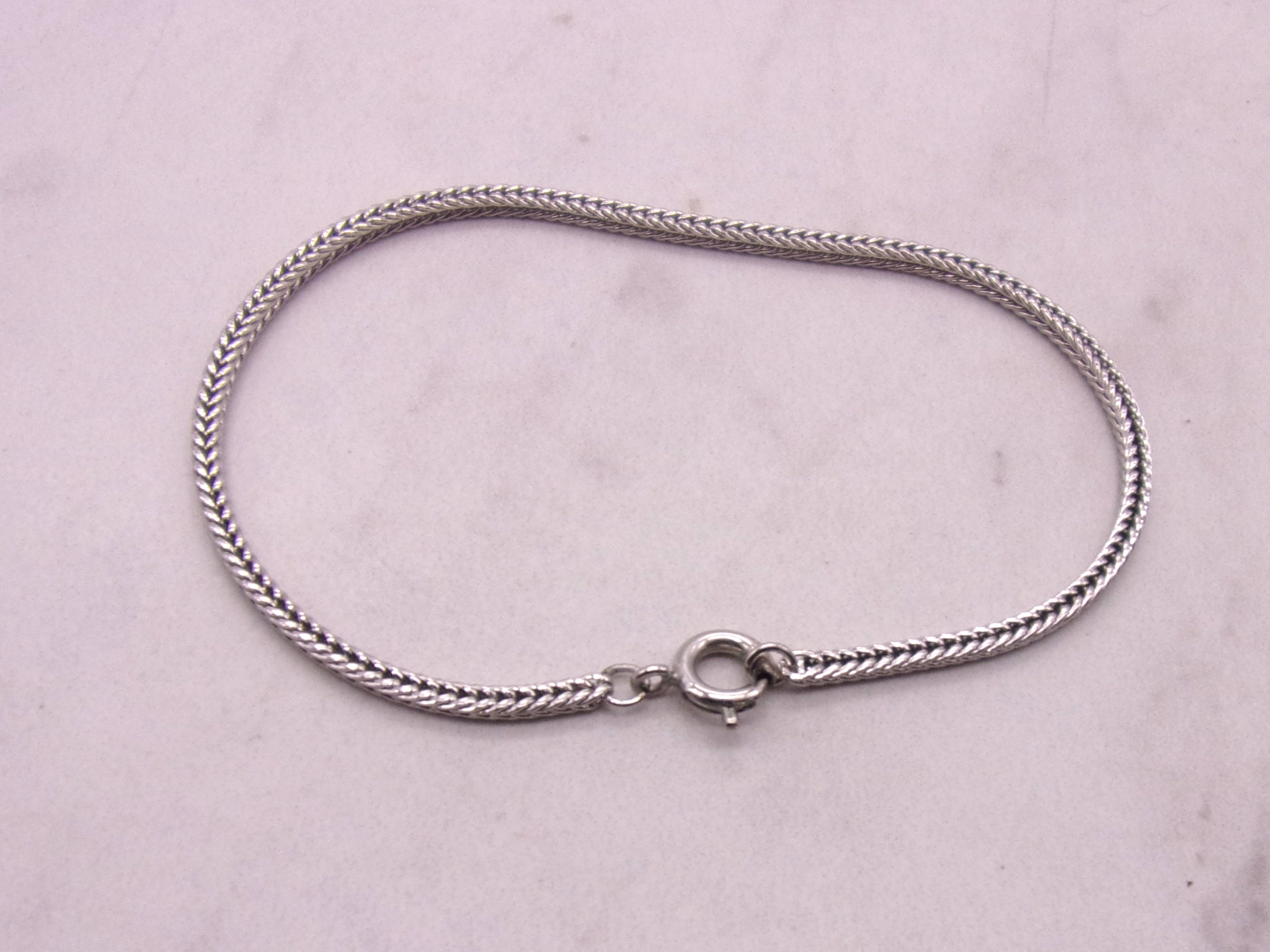 Foxtail Chain Bracelet,new Old Stock 1970s 2mm Square Foxtail Chain Bracelet - Etsy Foxtail Chain Bracelet,new Old Stock 1970s 2mm Square Foxtail Chain Bracelet - Etsy