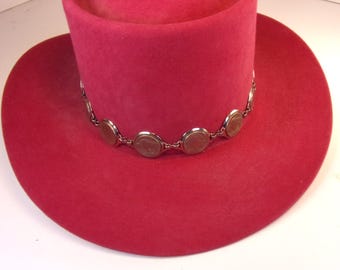 Buffalo Nickel Hat Band,14 Buffalo Nickel Hat Band,Alternating Buffalo & Indian Head NO HAT INCLUDED