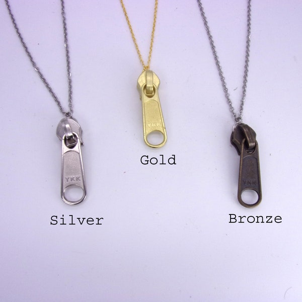 Zipper Necklace Etsy