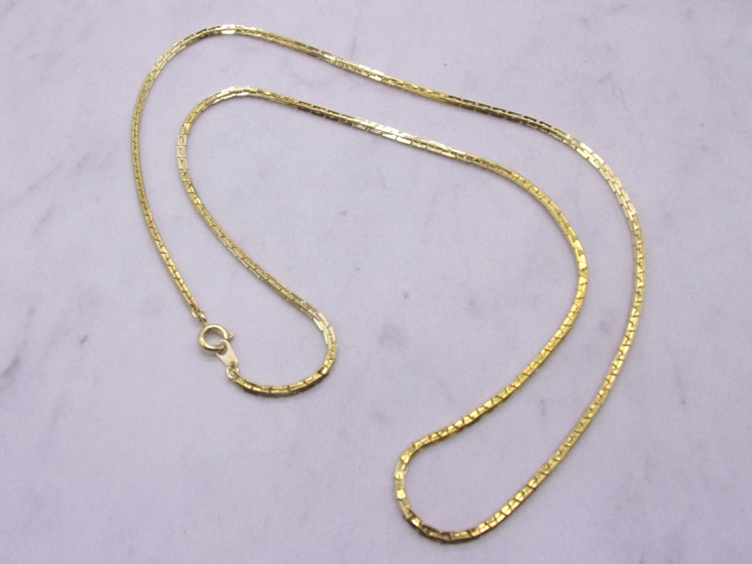 Boston Link Chain Necklace 24 Inchnew Old Stock 1970s Boston Etsy