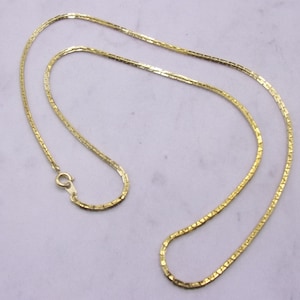Boston Link Chain Necklace 24 Inch,New Old Stock 1970s Boston Link 24 Inch Chain Necklace,Boston Link Gold Plated Chain