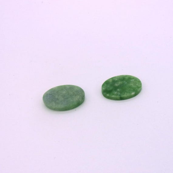 Wyoming Jade 18x13mm Flat Top Stone,genuine Vintage Nephrite