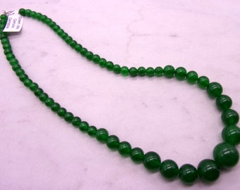 Green Jade Necklace | Etsy