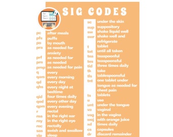 printable pharmacy sig codes pdf