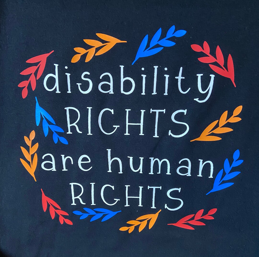 Unisex Tshirt Disability Rights - Etsy