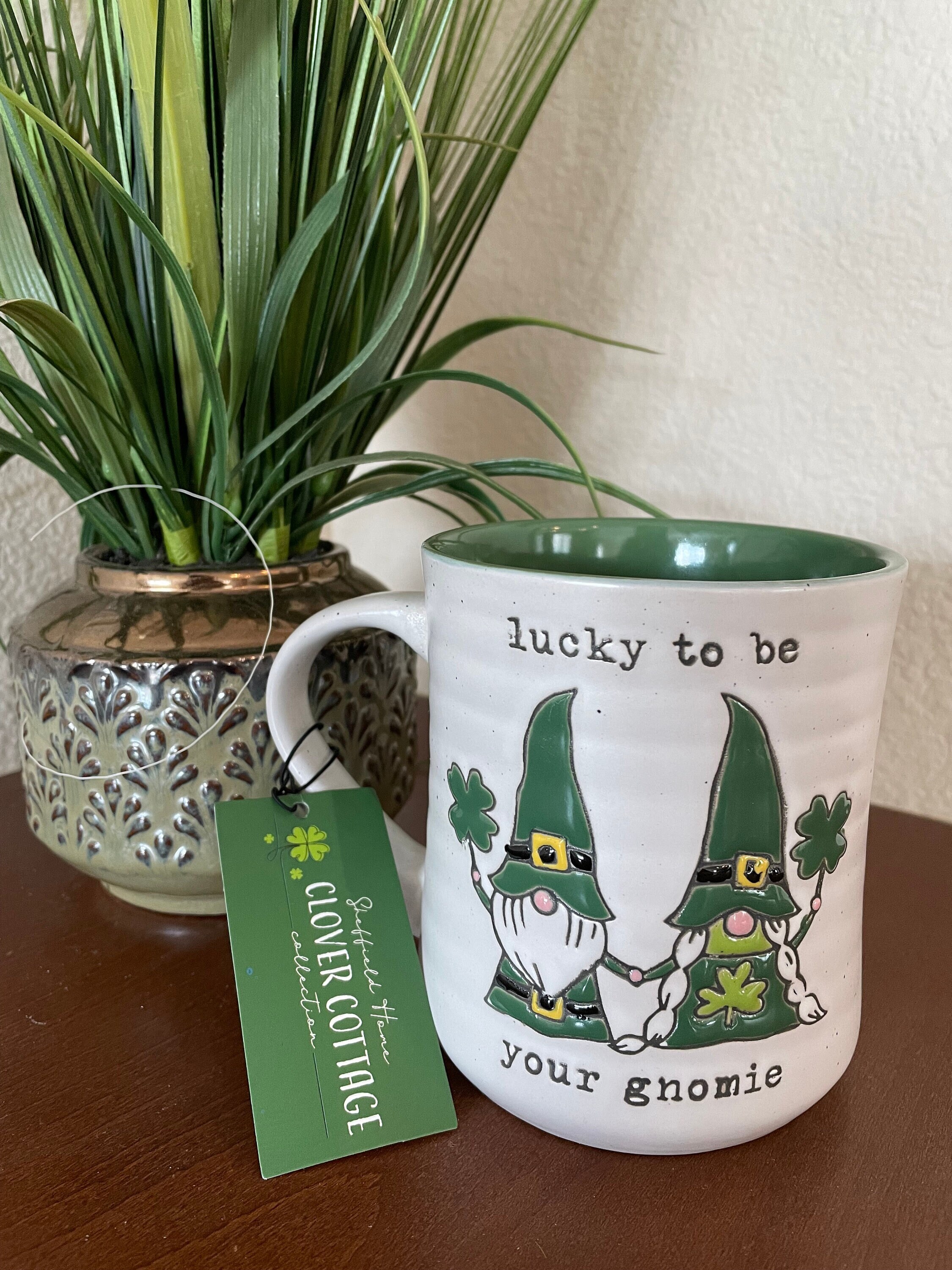 Lucky Clover Gnome Mug