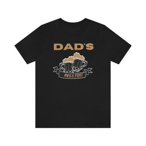 Dad&#39;s Mega Pint, johnny depp mega pint shirt, fathers day gift, beer lover, fathers day gift with beer mugs,beer mug shirt, dad loves beer|