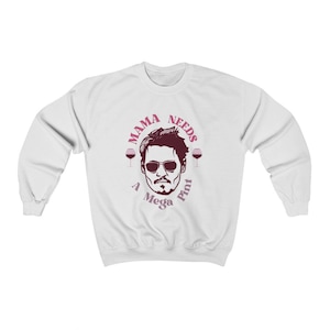 A Mega Pint sweatshirt | Johnny Depp Shirt | Funny Johnny Depp Shirt | Justice for Johnny, Johnny depp fans| Johnny depp trial