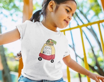 Eet Lokaal | Boerenmarkt Shirt | Streekproductenoverhemd | Organisch T-shirt | Cosy coupe-shirt | Autoshirt voor peuters | Tomaten overhemd