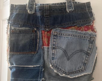 Denim tote