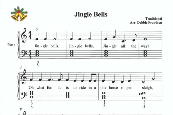 Jingle Bells Piano - 3 Levels (Beginner to Intermediate), Jammin With You