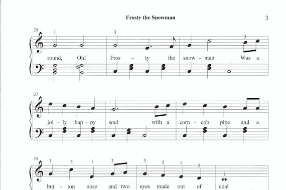 Do You Hear What I Hear partition piano, partition piano facile, débutant,  piano, partition, musique, facile, Noël, chrétien, amusant -  France