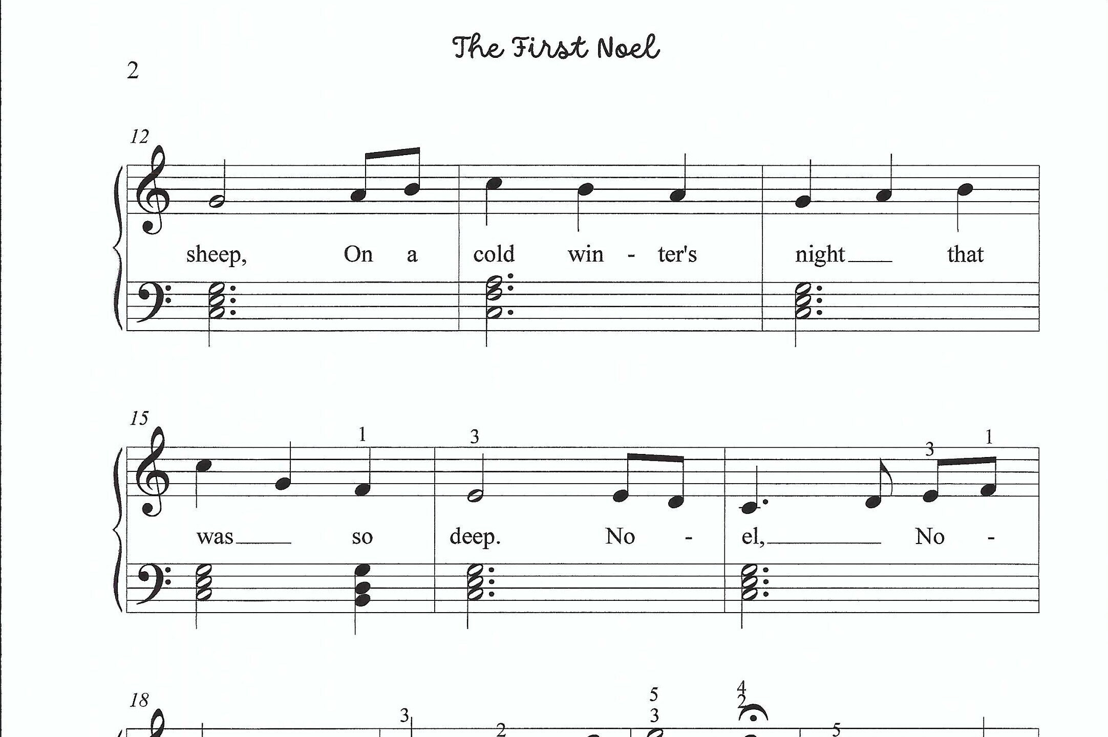 The First Noel Piano Sheet Music Christmas Piano Sheet Music Easy Piano Sheet Music Beginner The First Noel Piano Sheet Music Christmas Piano Sheet Music Easy Piano Sheet Music Beginner