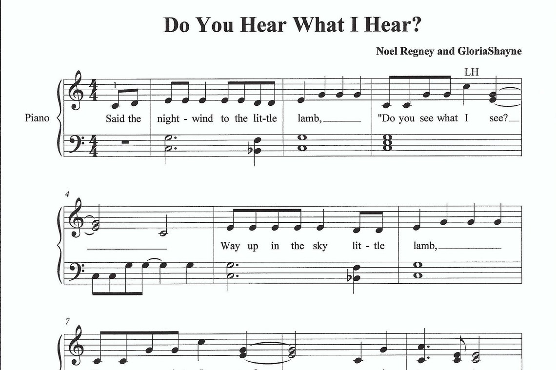 Frosty the Snowman Piano Sheet Music, Fun, Easy, Let's Play Music, Easy ...